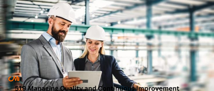 CMI 519 Managing Quality and Continuous Improvement